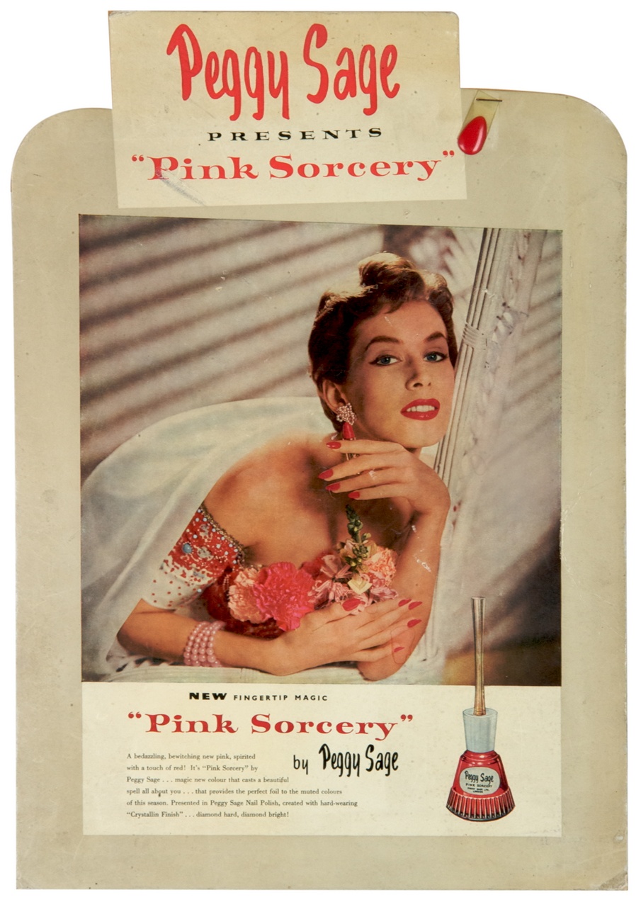 Busto di donna con le unghie smaltate (locandina) - ambito statunitense (sec. XX)