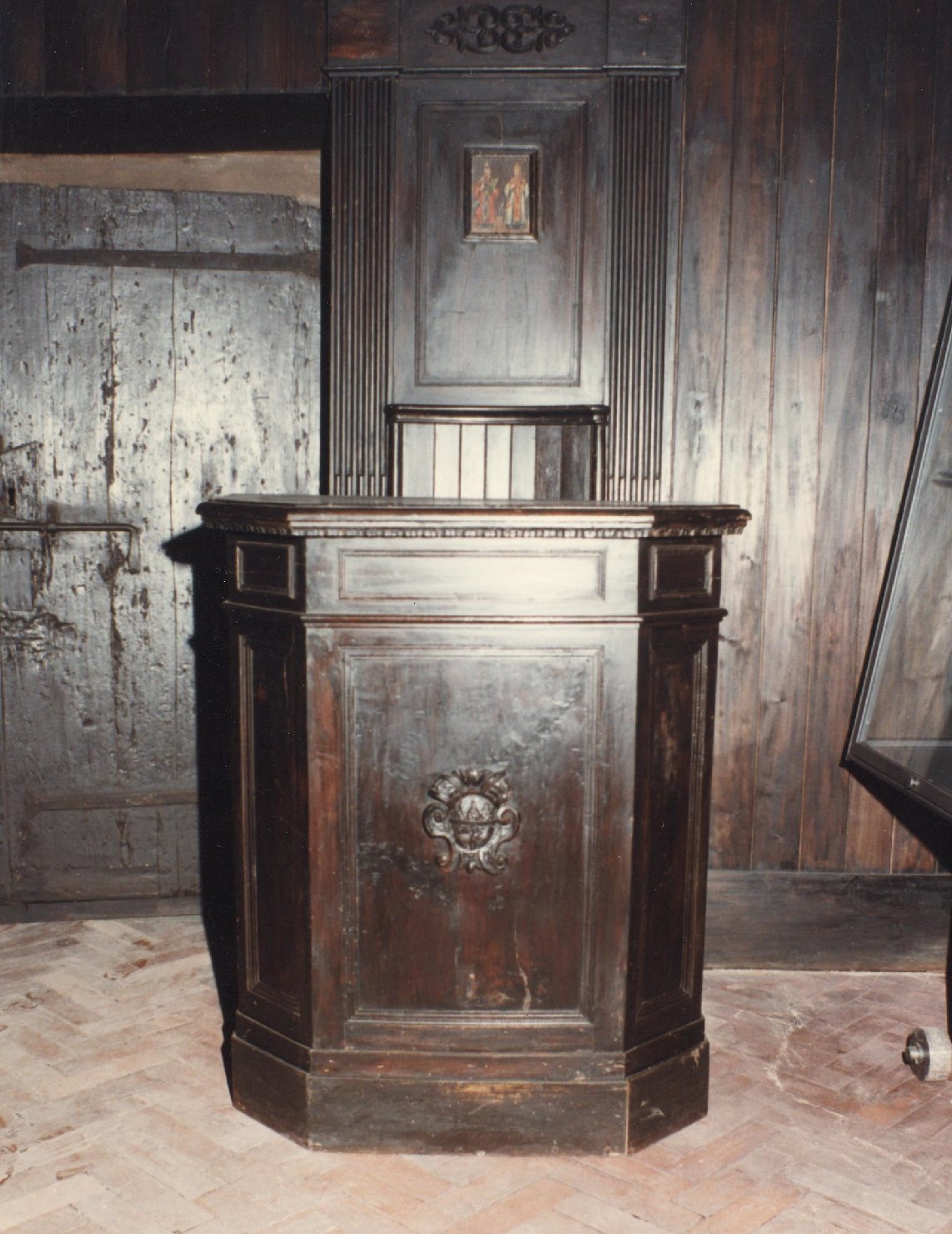 cattedra - bottega lombarda (sec. XX)