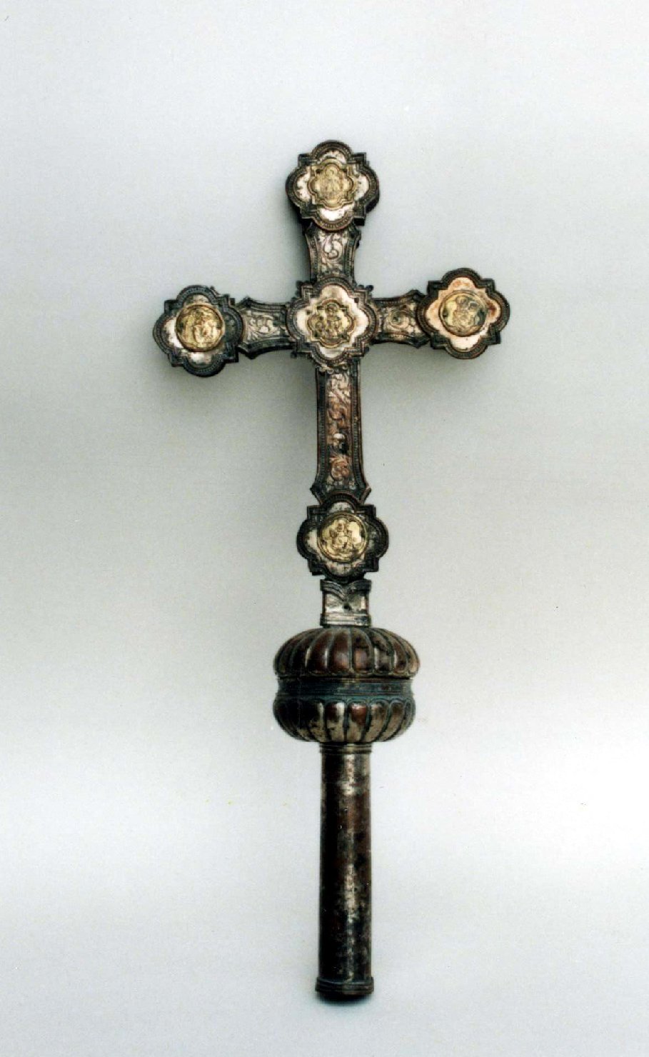 croce processionale - manifattura italiana (sec. XVII)