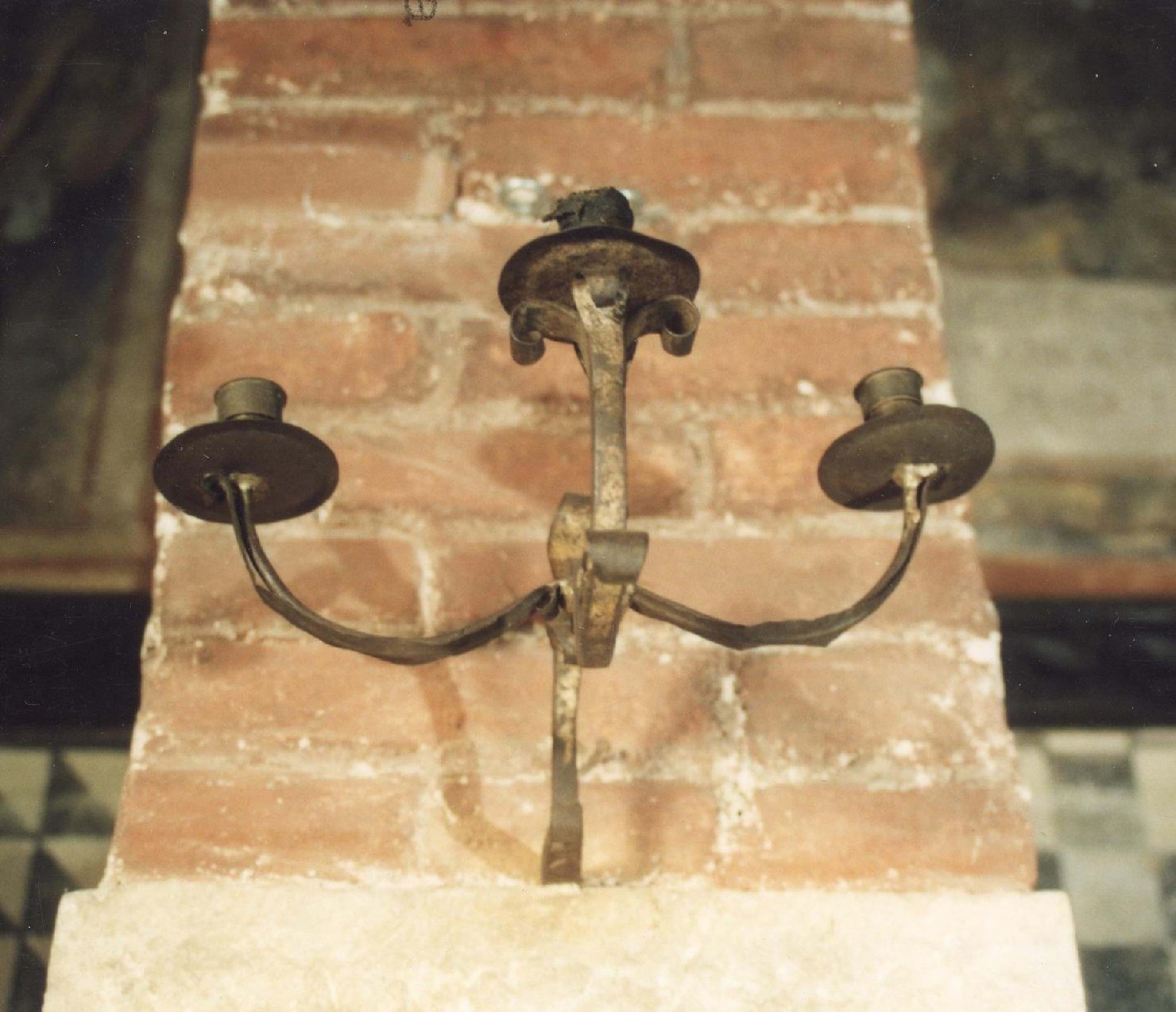 candeliere da parete, coppia - manifattura italiana (sec. XVIII)