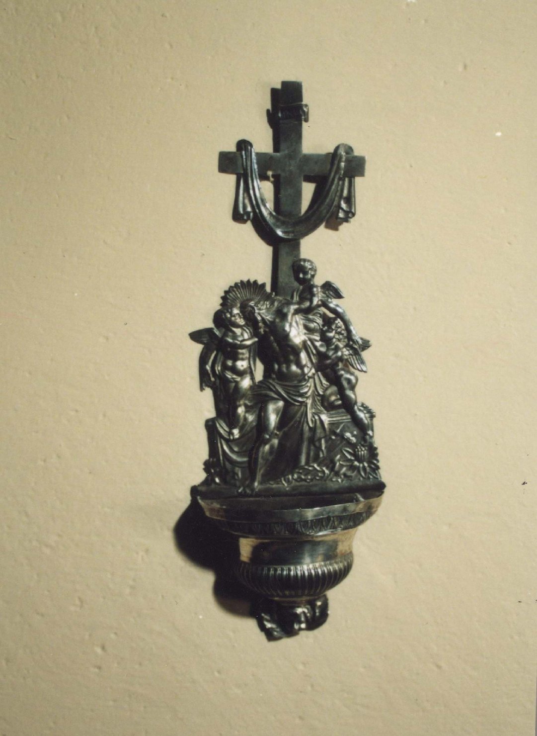 acquasantiera pensile, coppia - manifattura italiana (fine sec. XVIII)