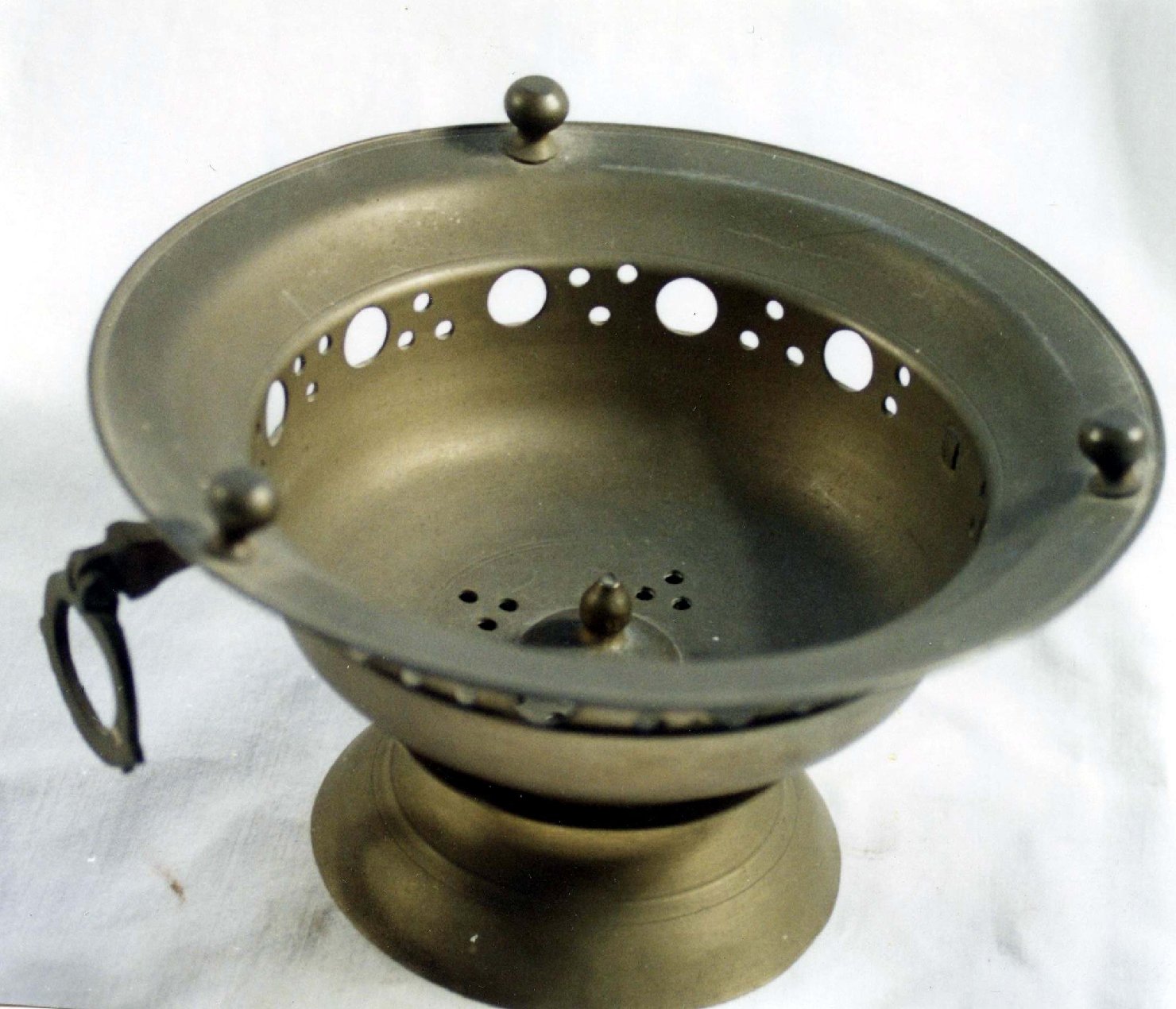 bruciaprofumi - manifattura italiana (fine sec. XVII)