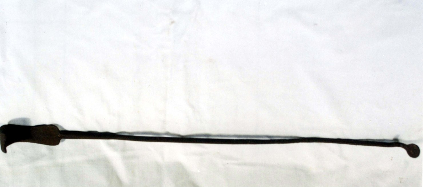 molla da camino, frammento - manifattura italiana (sec. XIX)