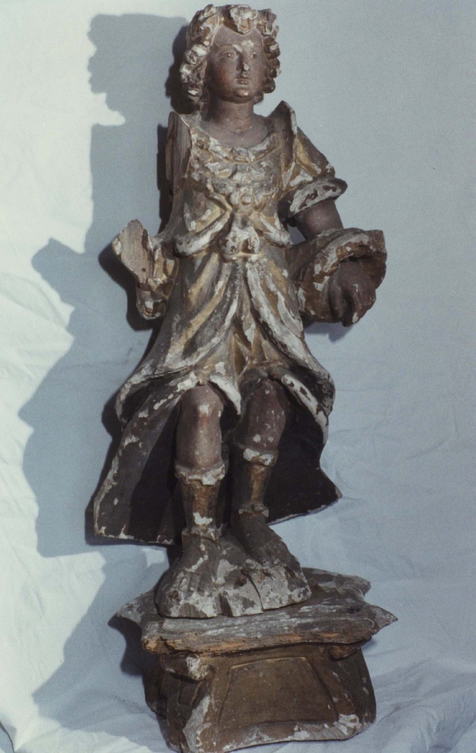 angelo (scultura) - ambito lombardo (fine/ inizio secc. XVI-XVII)