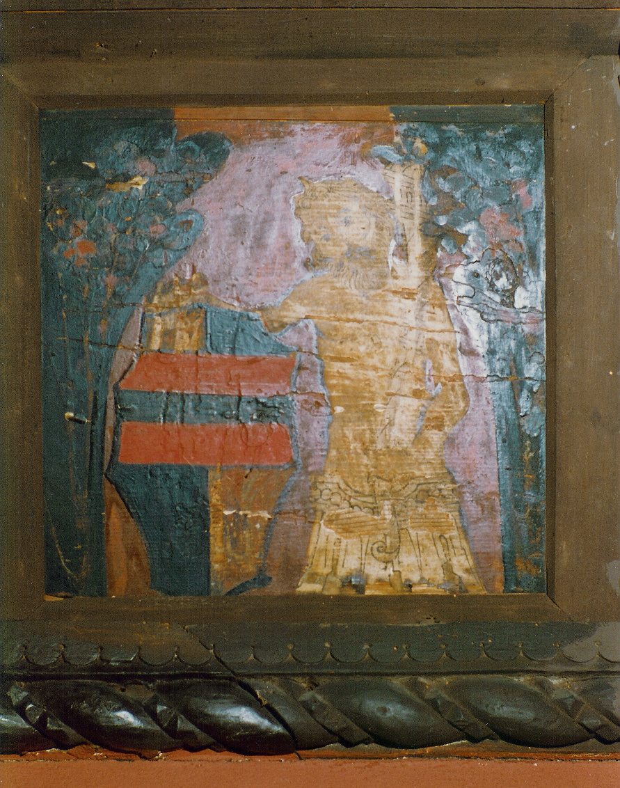 TAV. SOFF.TO RAFF. FIGURA MASCHILE CON SC. ARAL.CO - AMBITO LOMBARDO (SEC. XV/ XX)