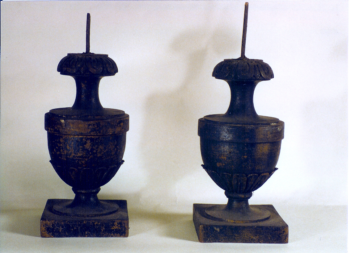 ANFORA PORTACERO, COPPIA - AMBITO LOMBARDO (fine/ inizio SEC. XVIII/ XIX)