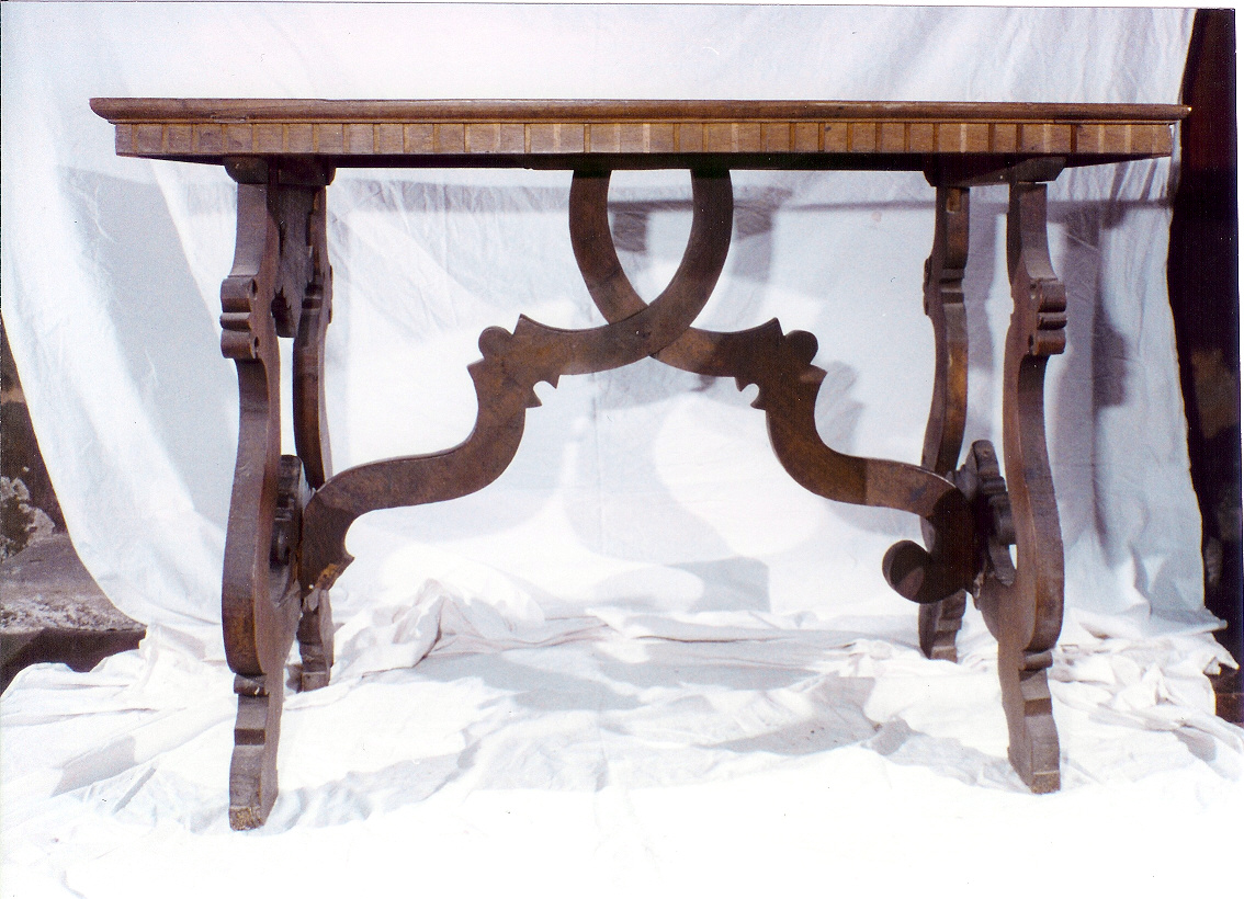 TAVOLO A LIRA - AMBITO LOMBARDO (fine/ inizio SEC. XIX/ XX)