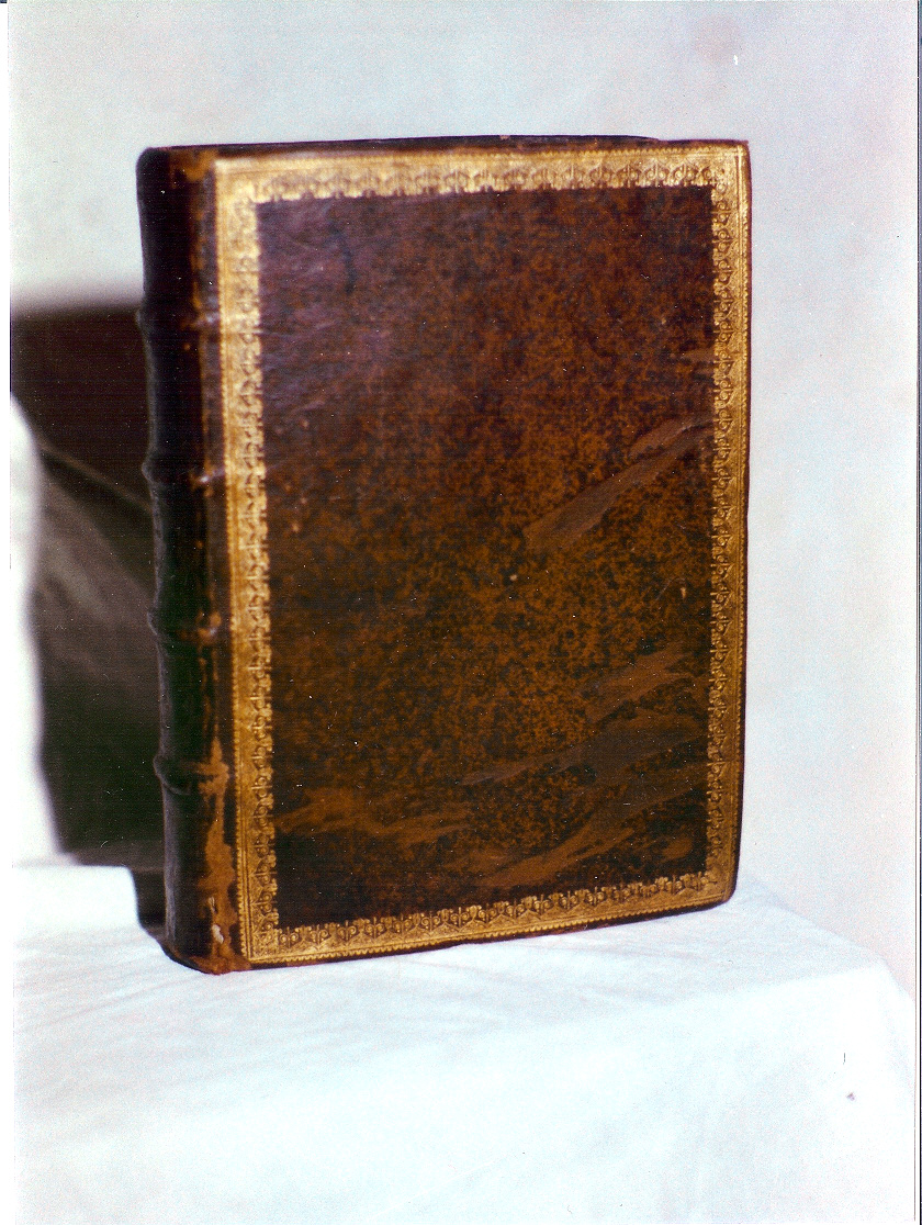 COPERTINA DI LIBRO - AMBITO ITALIANO (?) (SEC. XVIII (?))