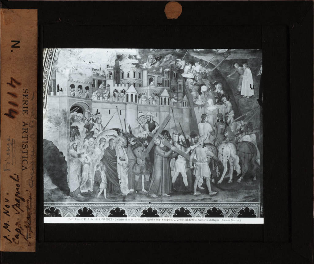 Firenze - chiostro di Santa Maria Novella - sala del Capitolo (diapositiva) di Andrea di Bonaiuto, Alinari, Fratelli (stabilimento) (prima metà XX)