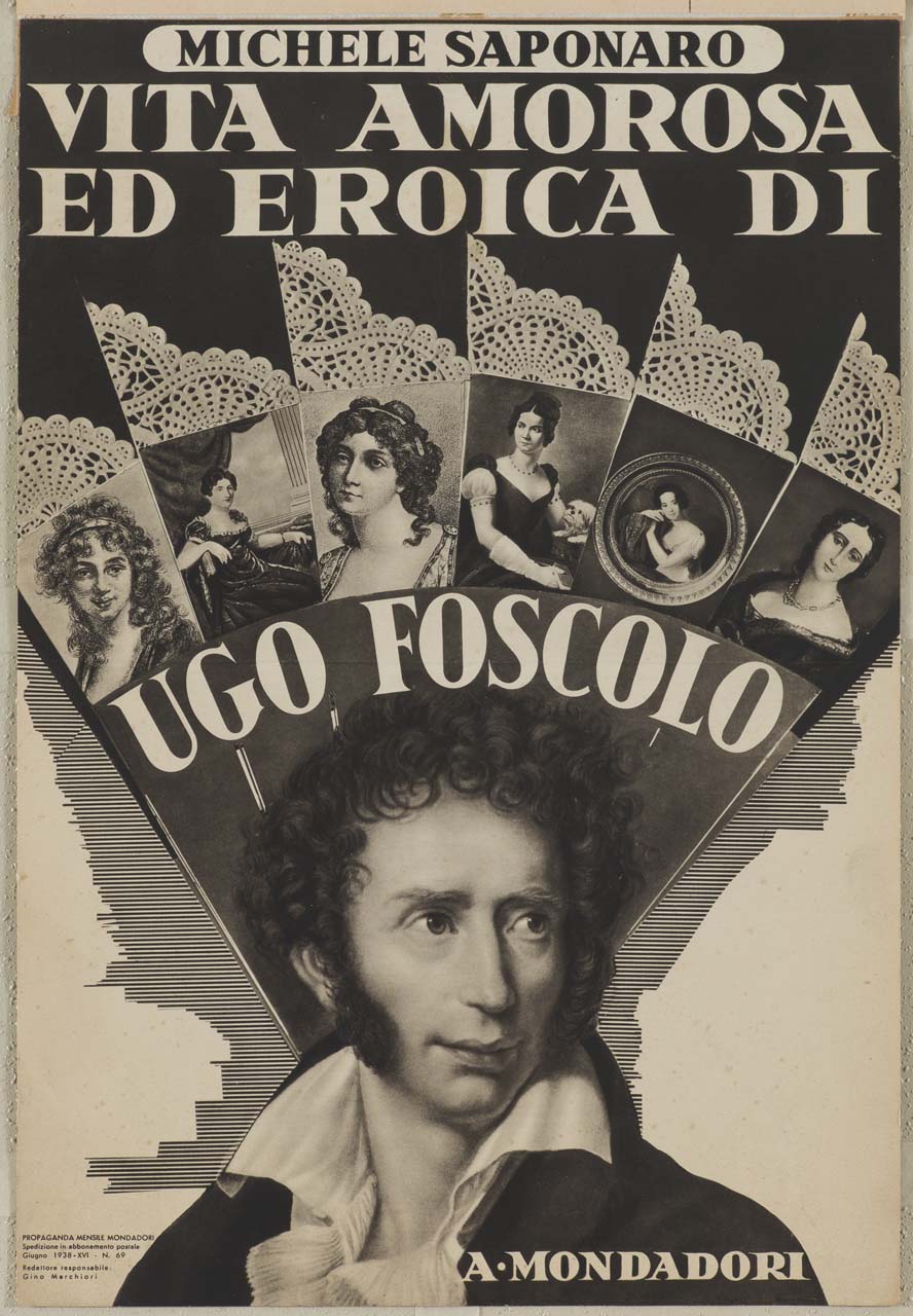 ritratto di Ugo Foscolo (manifesto) - ambito lombardo (sec. XX)