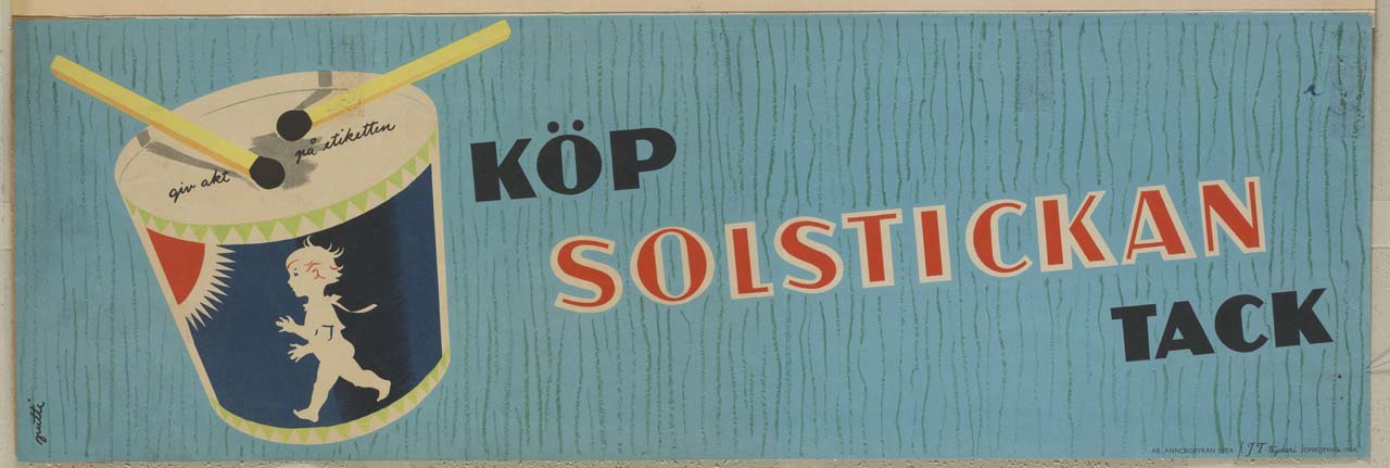 tamburo (manifesto) - ambito svedese (sec. XX)