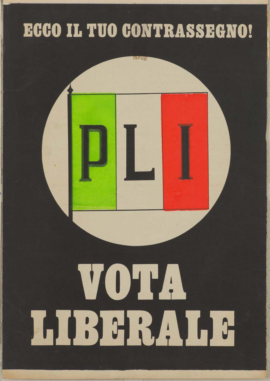 bandiera della Repubblica Italiana (manifesto) - ambito italiano (sec. XX)