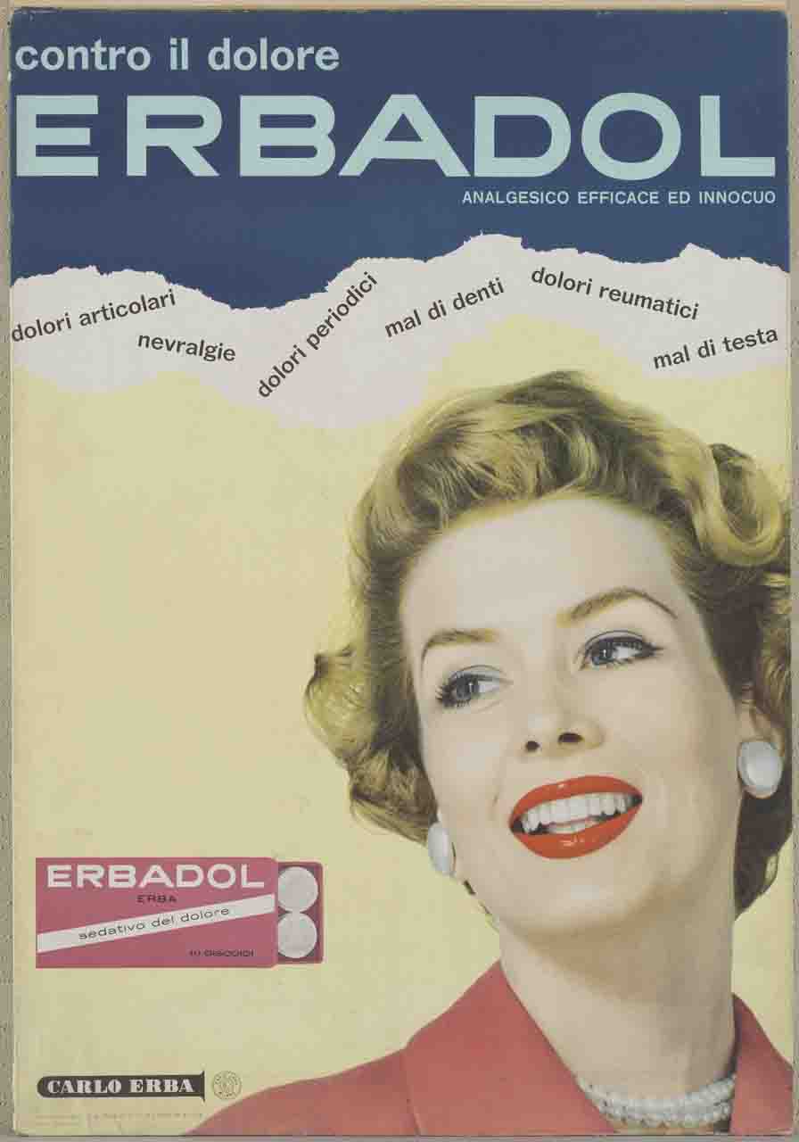 ritratto a mezzo busto di donna sorridente (locandina) - ambito italiano (sec. XX)