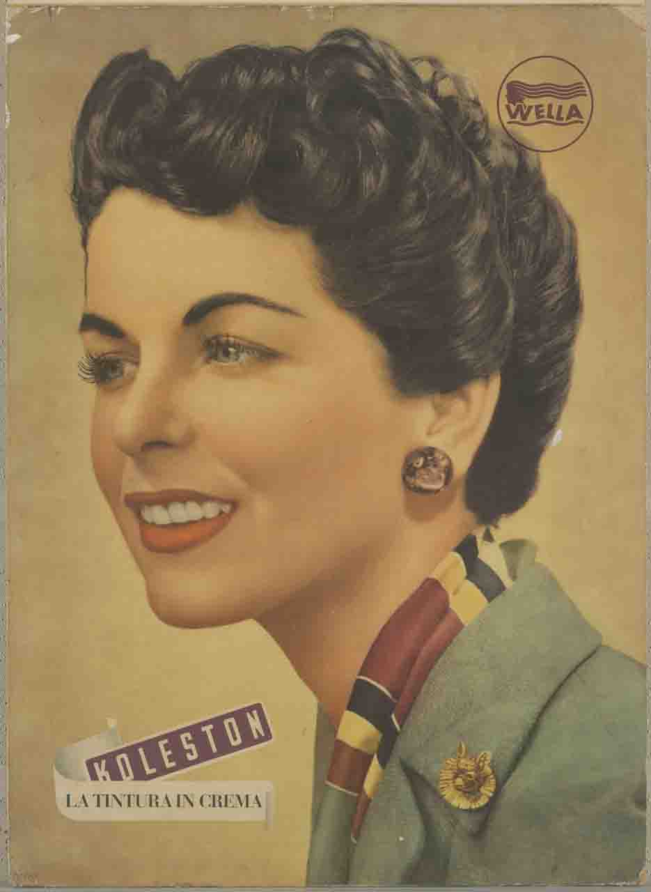 volto di donna (locandina) - ambito italiano (terzo quarto sec. XX)