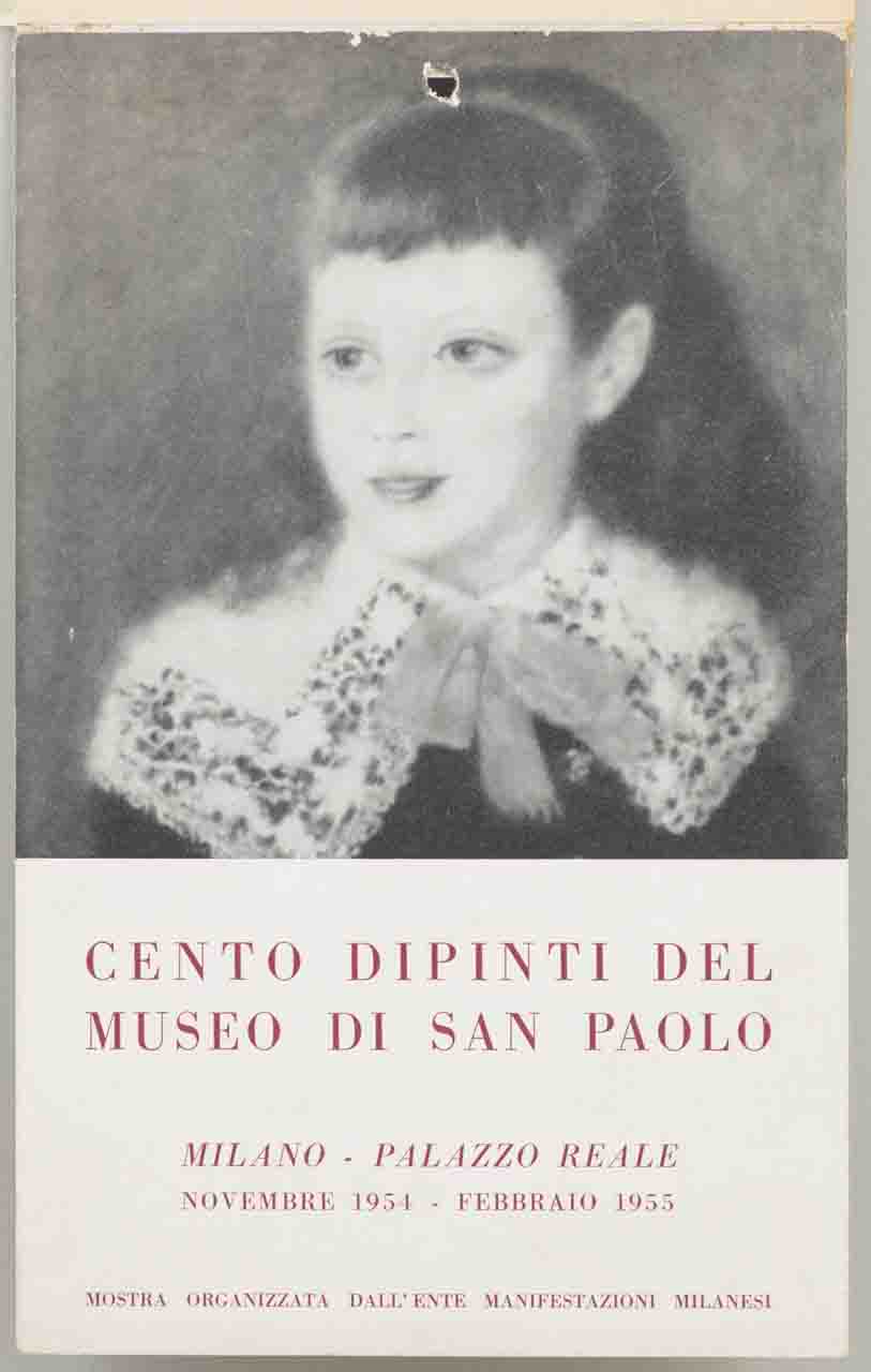 dipinto con Ritratto di Marthe Bérard di Pierre-Auguste Renoir (locandina) - ambito milanese (sec. XX)