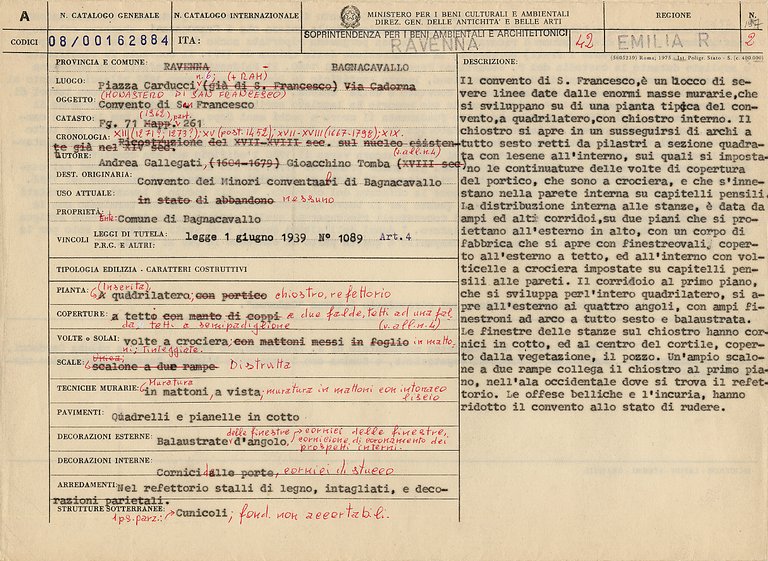 Convento di S. Francesco (convento) - Bagnacavallo (RA) 