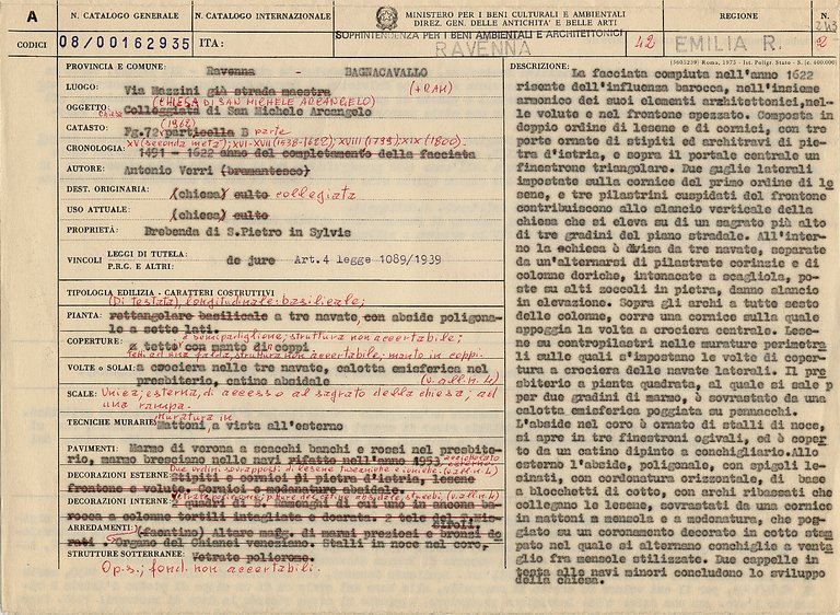 Chiesa di S. Michele Arcangelo (chiesa) - Bagnacavallo (RA) 