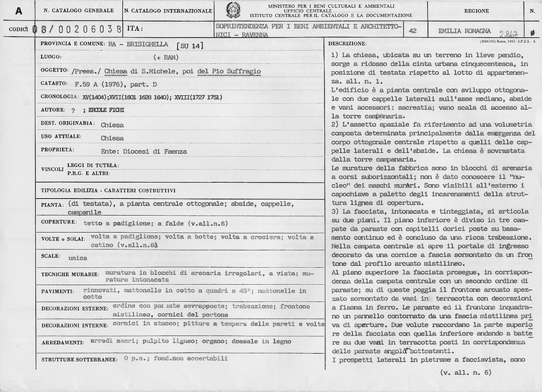 Chiesa del Pio Suffragio (chiesa) - Brisighella (RA) 