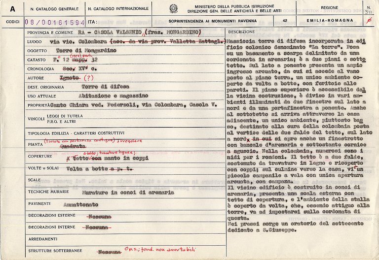 Torre di Mongardino (torre) - Casola Valsenio (RA) 
