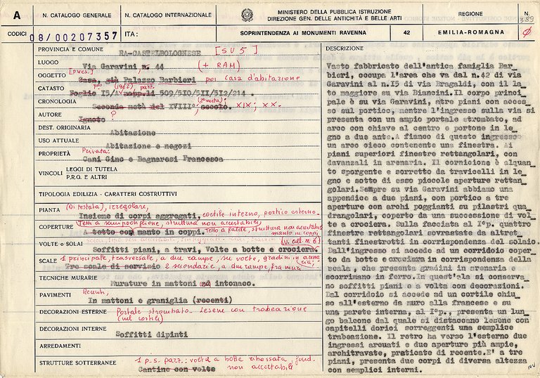 ex Palazzo Barbieri (palazzo) - Castelbolognese (RA) 