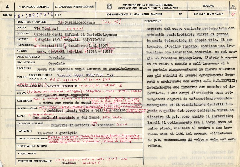 Ospedale degli Infermi di Castelbolognese (ospedale) - Castelbolognese (RA) 