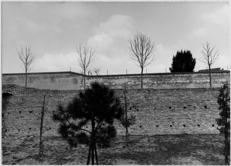 Mura Giuoco del Pallone (mura di cinta) - Faenza (RA)  (XV, inizio)