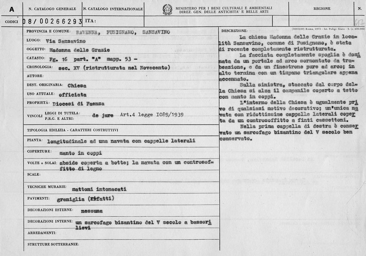 Chiesa della Madonna delle Grazie (chiesa) - Fusignano (RA) 