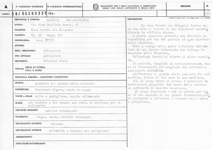 Casa Chiarini (casa) - Massalombarda (RA) 