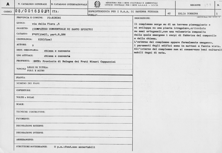 Complesso Conventuale di Santo Spirito (complesso conventuale) - RIMINI (RN) 