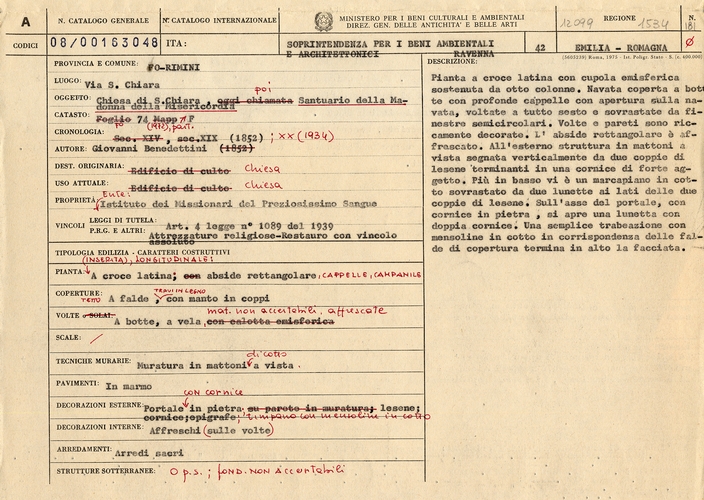 Chiesa di S.Chiara, poi Santuario della Madonna (chiesa) - RIMINI (RN) 