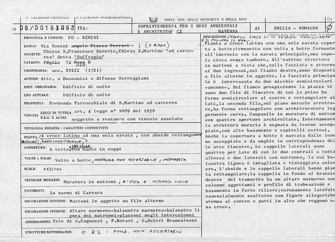 Chiesa di S.Francesco detta del Suffragio (chiesa) - RIMINI (RN) 