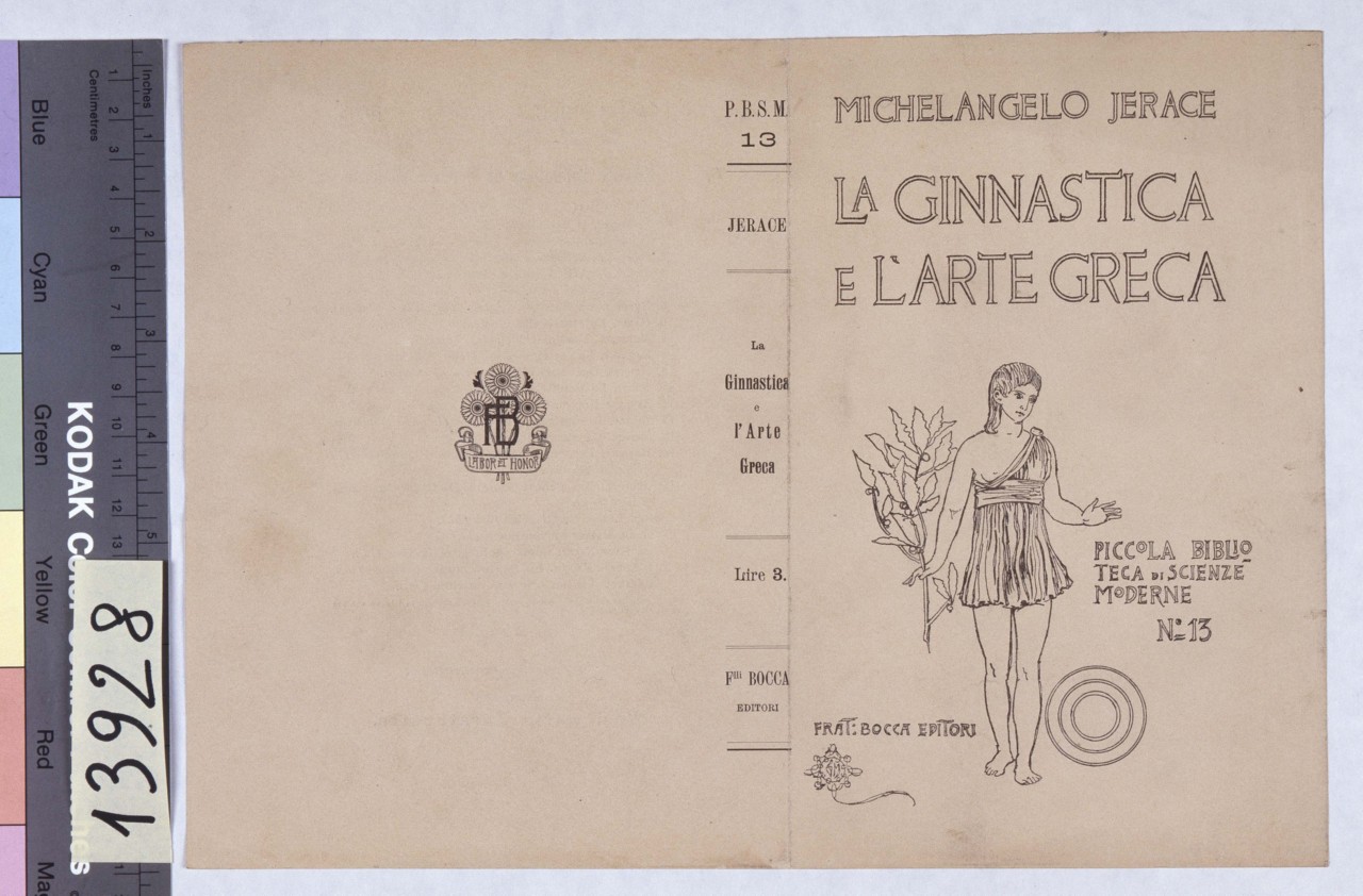 fanciulla greca (Myrsine?) tiene nella mano destra un ramo di mirto (copertina) di Mataloni Giovanni Maria (fine/ inizio secc. XIX-XX)