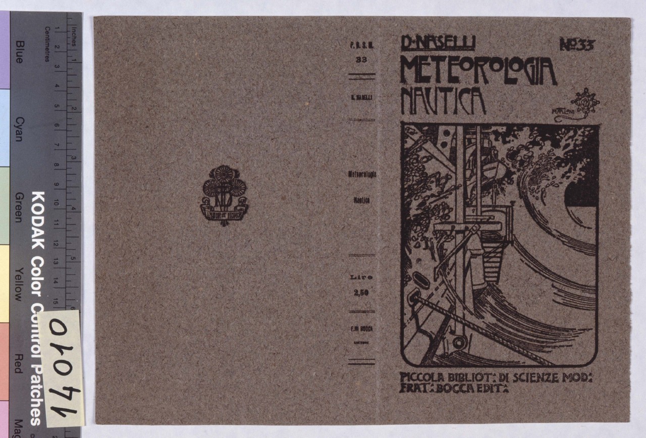 grandi onde si abbattono su una struttura portuale (copertina) di Mataloni Giovanni Maria (secc. XIX-XX)