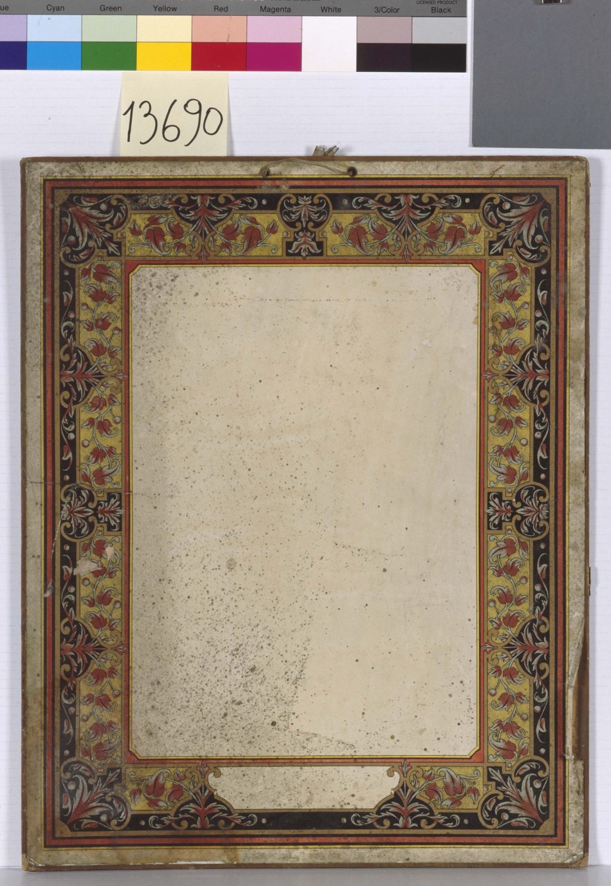 cornice con elementi fitomorfi (tabella) - ambito italiano (prima metà sec. XX)