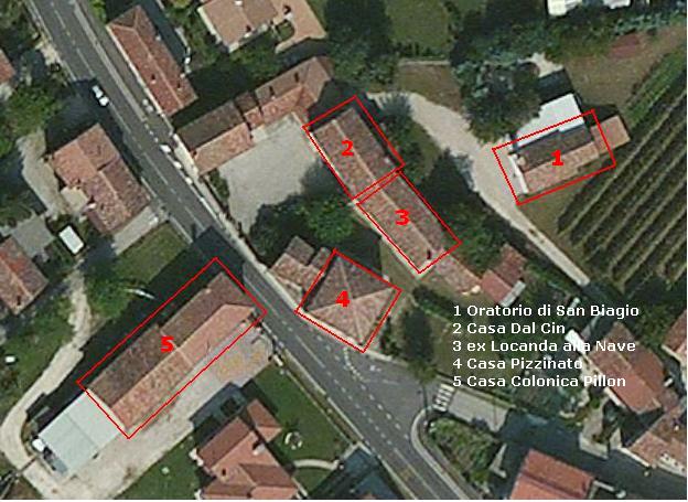 Borgo Baver con Chiesetta di San Biagio (borgo) - Godega di Sant'Urbano (TV) 