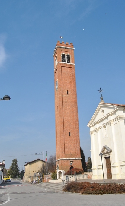 Chiesa Arcipretale di San Lorenzo Martire e Campanile (campanile) - Gaiarine (TV)  (XX)
