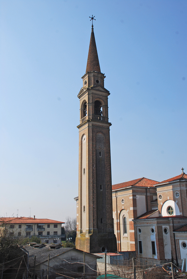Campanile - Chiesa di Sant'Andrea Apostolo (campanile) - San Biagio di Callalta (TV) 