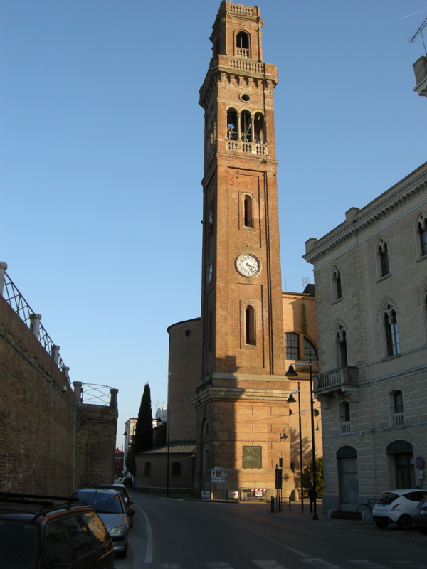 Campanile della Chiesa di San Mauro Martire (campanile) - Cavarzere (VE)  (XIX)