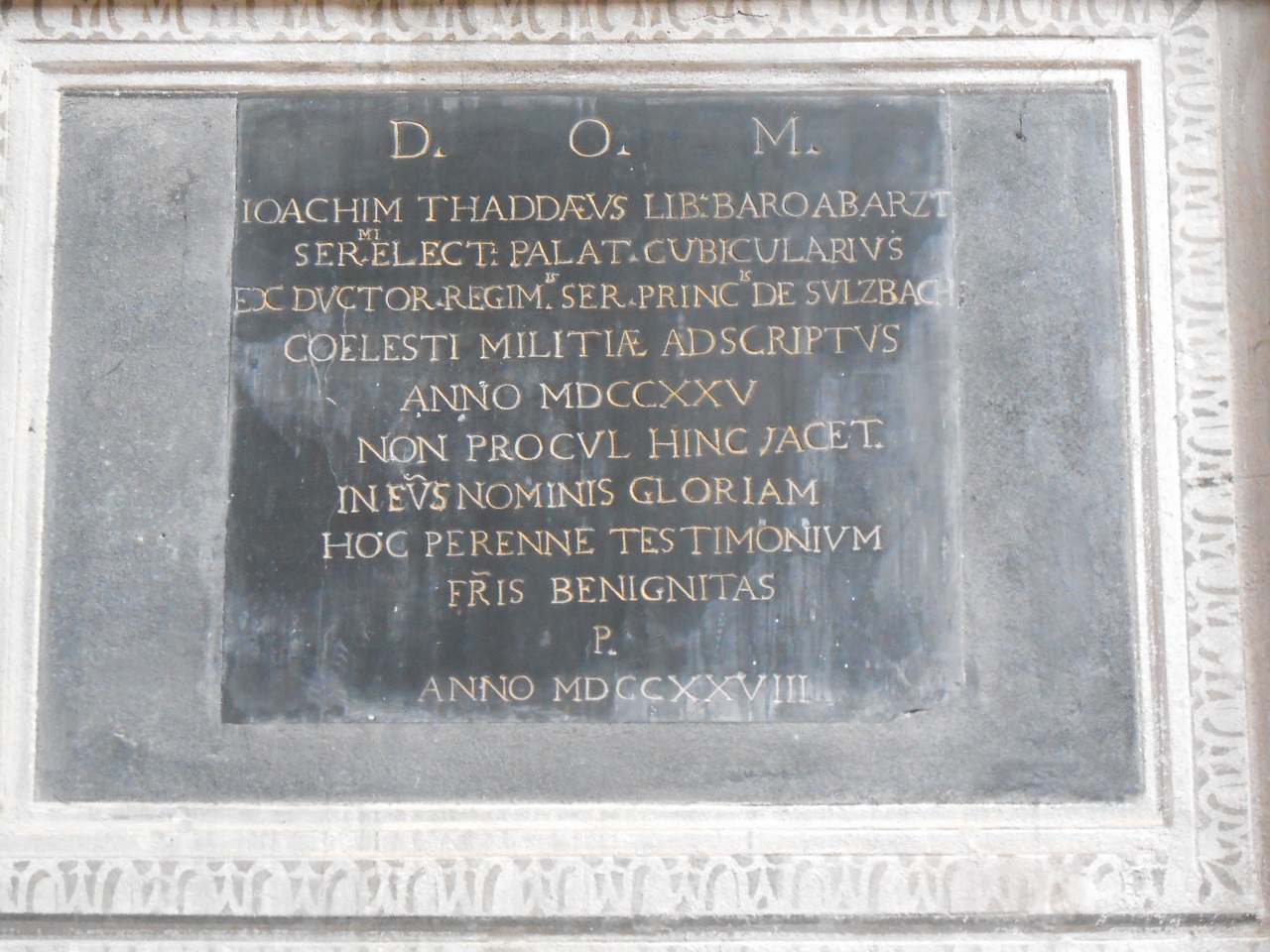 lapide, opera isolata - bottega mantovana (sec. XVIII)