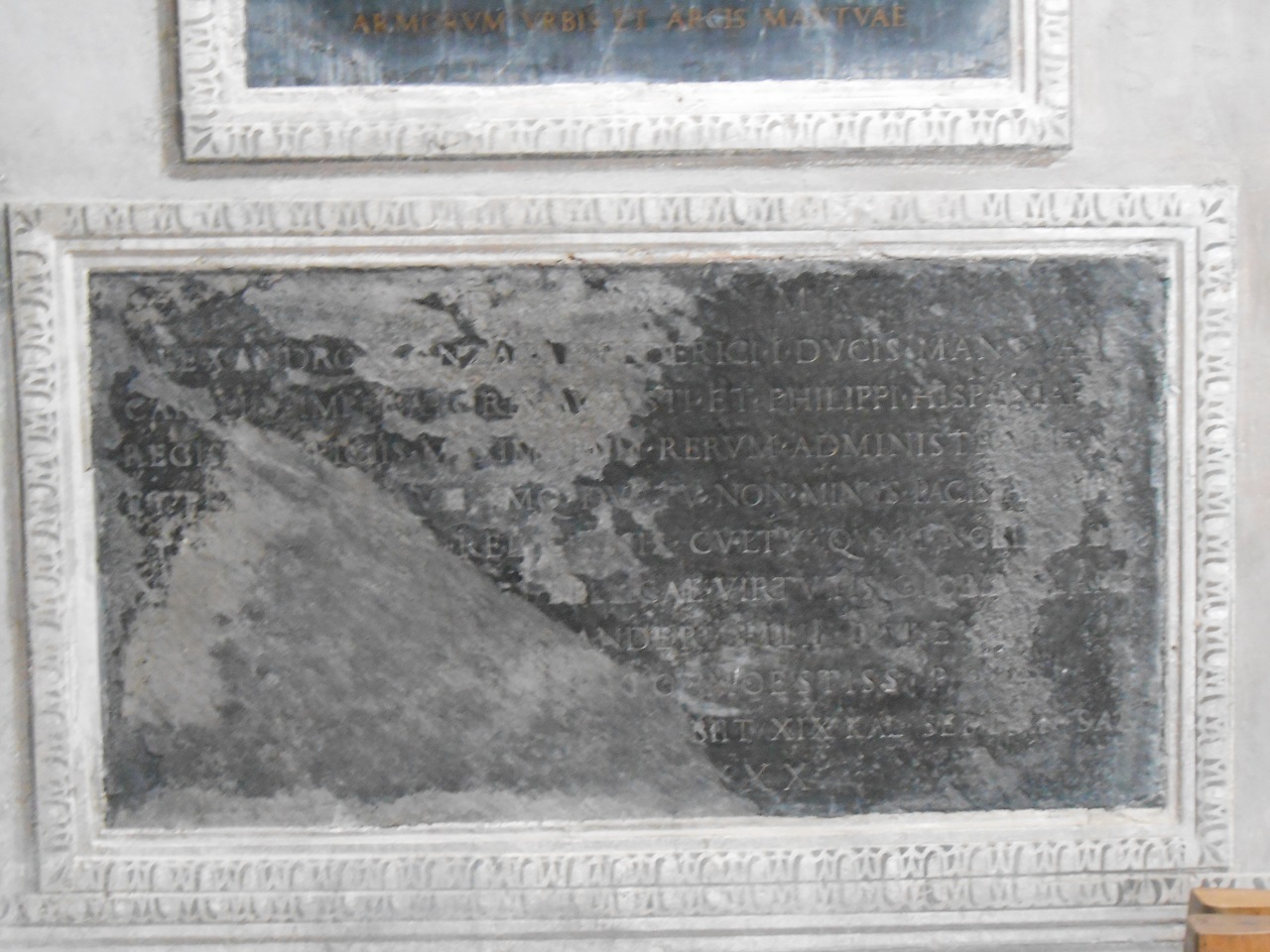 lapide, opera isolata - bottega mantovana (sec. XVI)