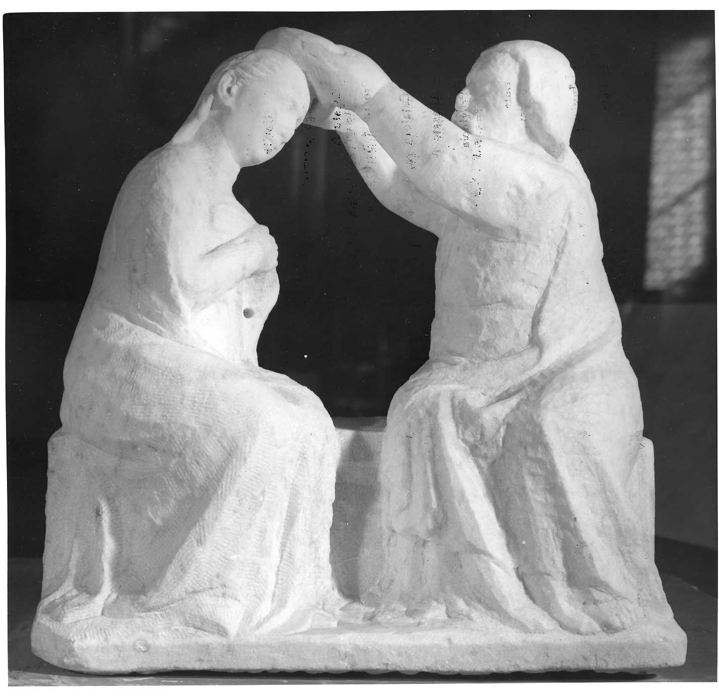 incoronazione di Maria Vergine (scultura, opera isolata) di Andrea Pisano (attribuito) (prima metà sec. XIV)