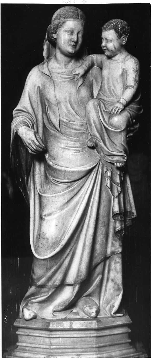 Madonna con Bambino (gruppo scultoreo, opera isolata) di Andrea Pisano (attribuito) (metà sec. XIV)