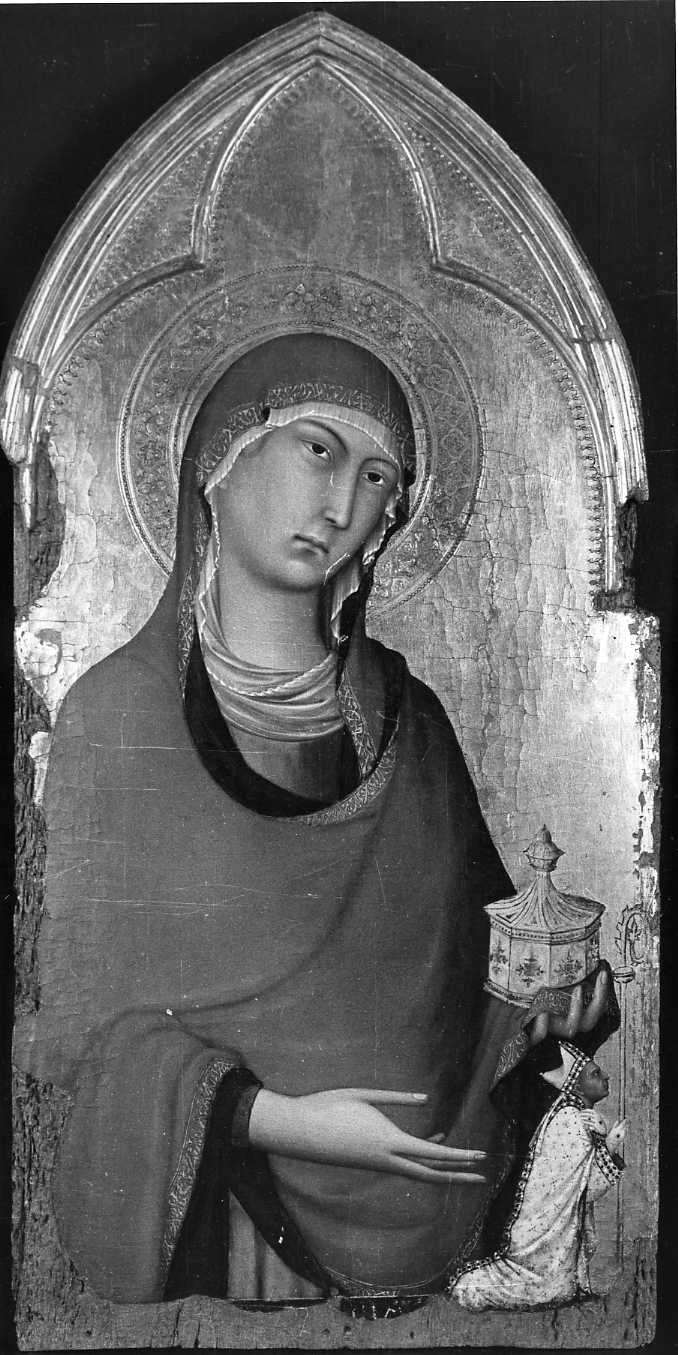 Santa Maria Maddalena (scomparto di polittico, elemento d'insieme) di Martini Simone (primo quarto sec. XIV)