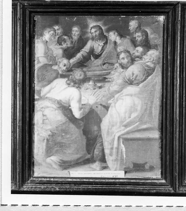 ultima cena (dipinto, opera isolata) - ambito Italia centrale (metà sec. XVI)