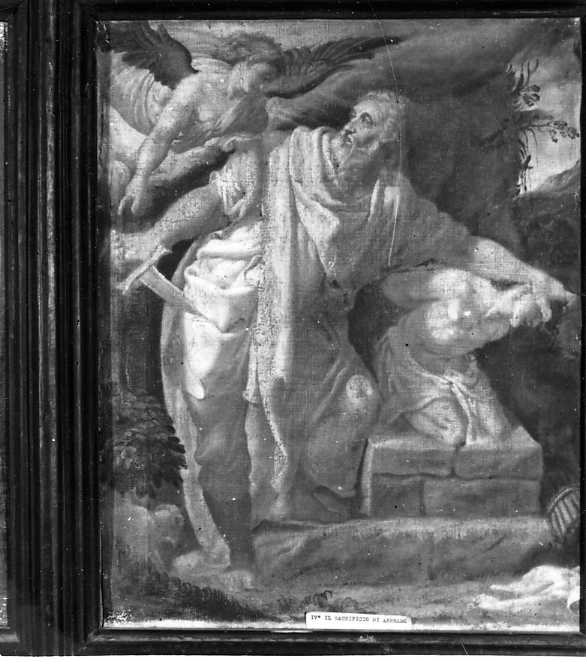 sacrificio di Isacco (dipinto, opera isolata) - ambito Italia centrale (terzo quarto sec. XVI)