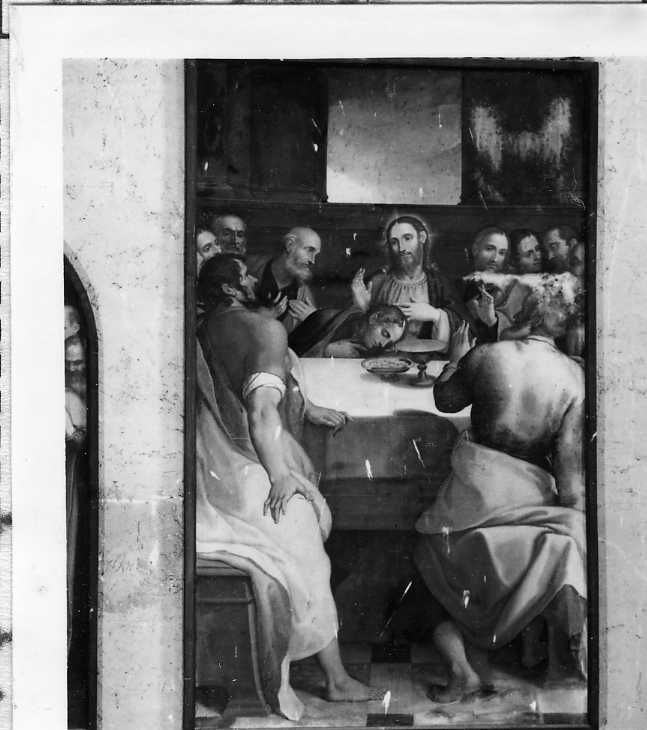ultima cena (dipinto, opera isolata) di Cesare Nebbia da Orvieto (attribuito) (primo quarto sec. XVII)