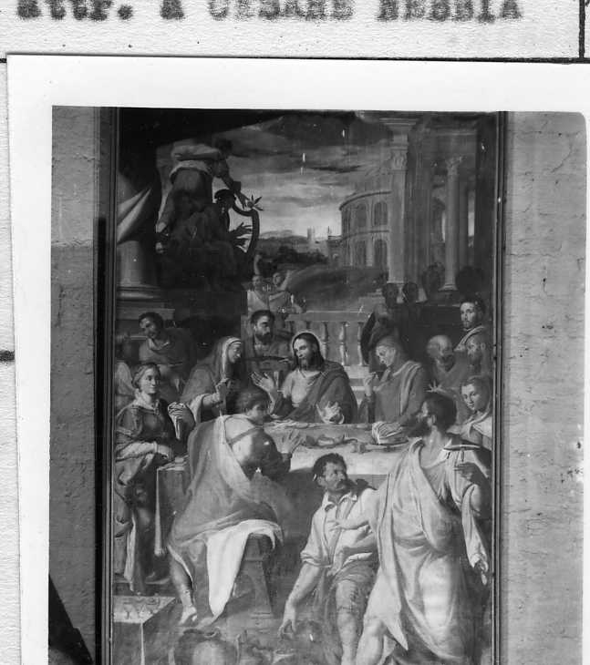 parabola del banchetto di nozze (dipinto, opera isolata) di Cesare Nebbia da Orvieto (attribuito) (seconda metà sec. XVI)