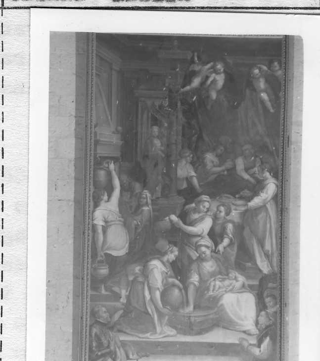 nascita di Maria Vergine (dipinto, opera isolata) di Cesare Nebbia da Orvieto (attribuito) (seconda metà sec. XVI)