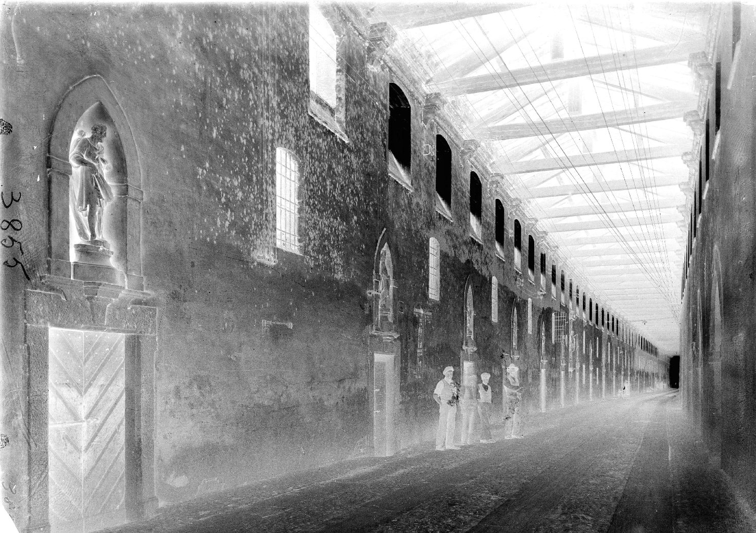 Vedute urbane - Corsi d'acqua - Fiumi - Ponti - Mulini (negativo) di anonimo (XX)