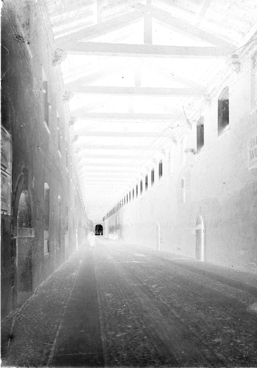 Vedute urbane - Corsi d'acqua - Fiumi - Ponti - Mulini (negativo) di anonimo (XX)